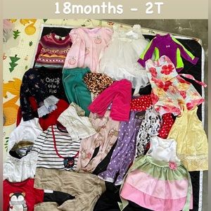 18months to 24months girl clothes LOT